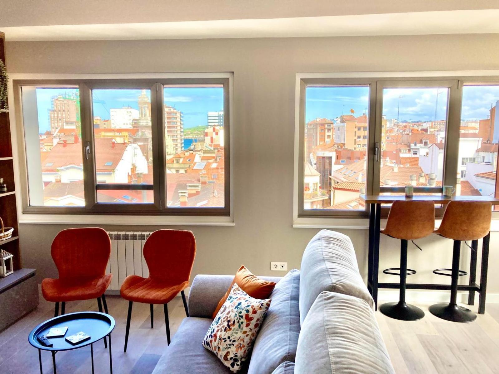 El Mirador Del Centro Apartment Gijón Exterior foto